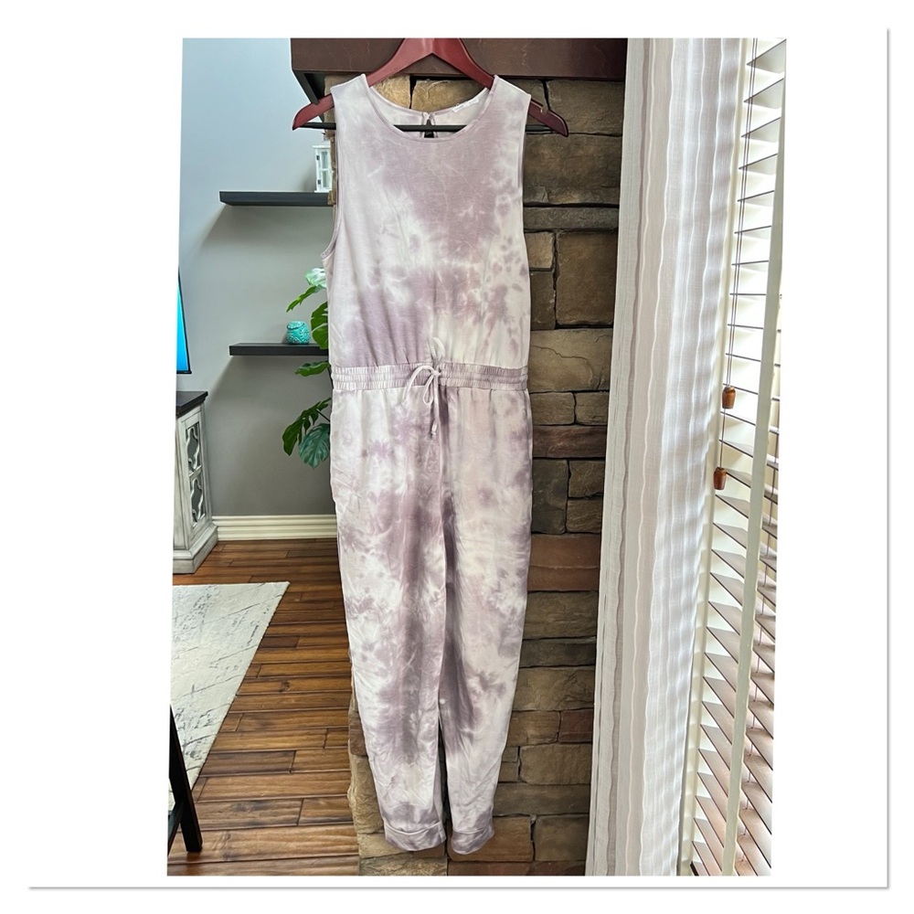ANTISTAR Tie Dye Soft Sleeveless Jumpsuit